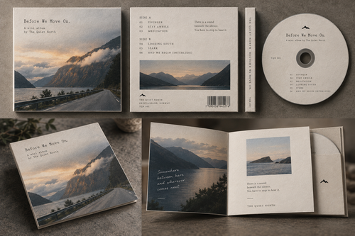 Before We Move On CD edition in uncoated paper sleeve